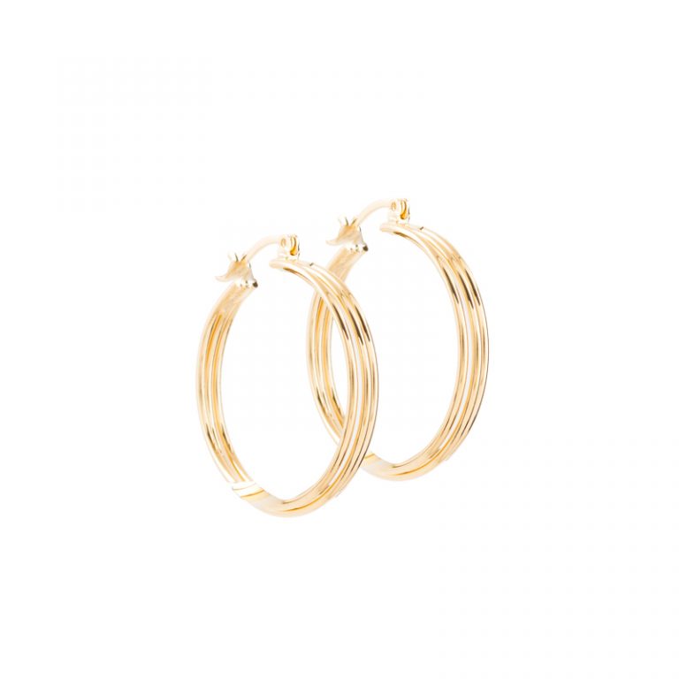 Triple Hoop Earring