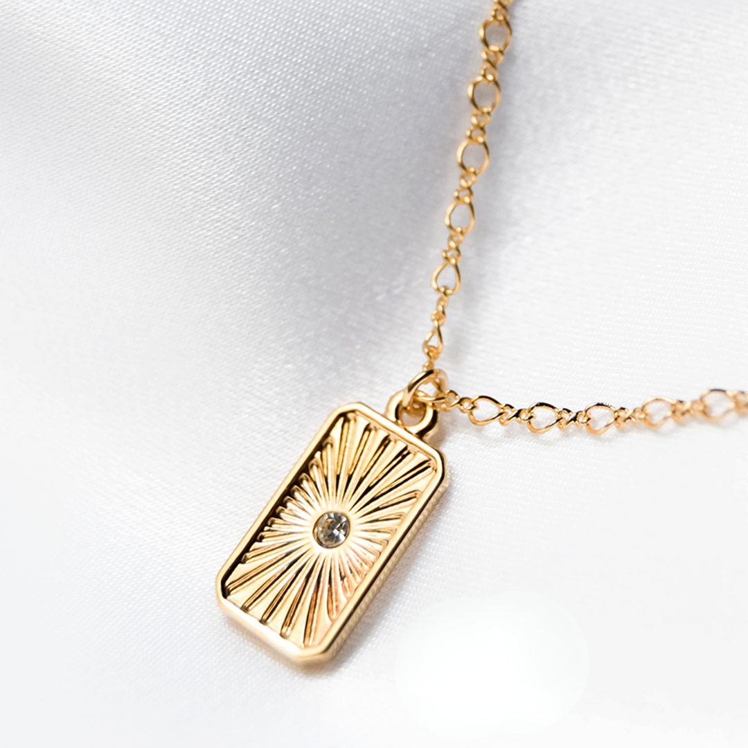 Collar Medalla Destello