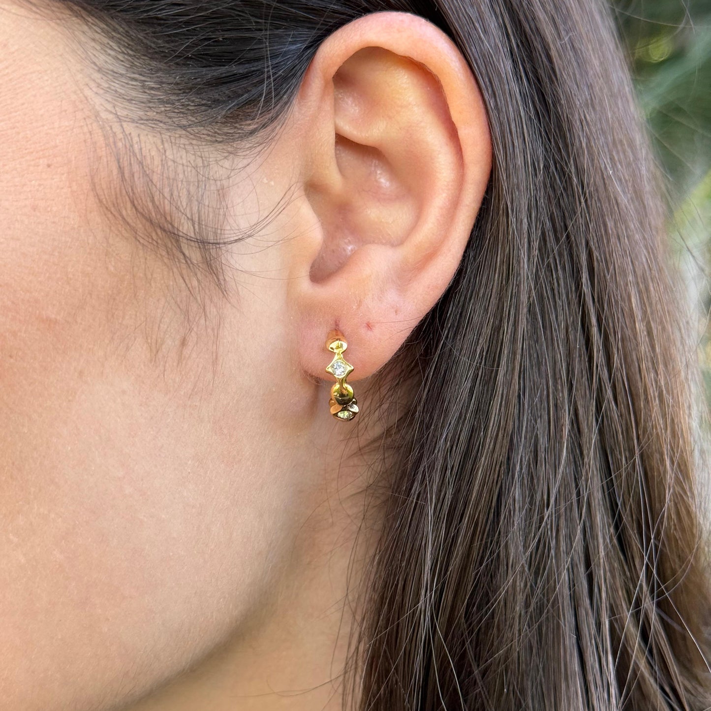 Arete Estrellas con Destellos