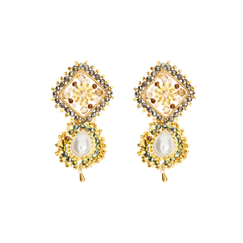 Arete Perla Brillante
