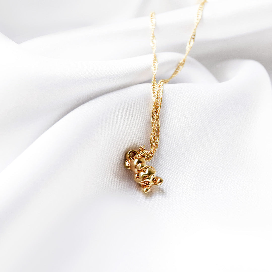 Collar Oso Corazón