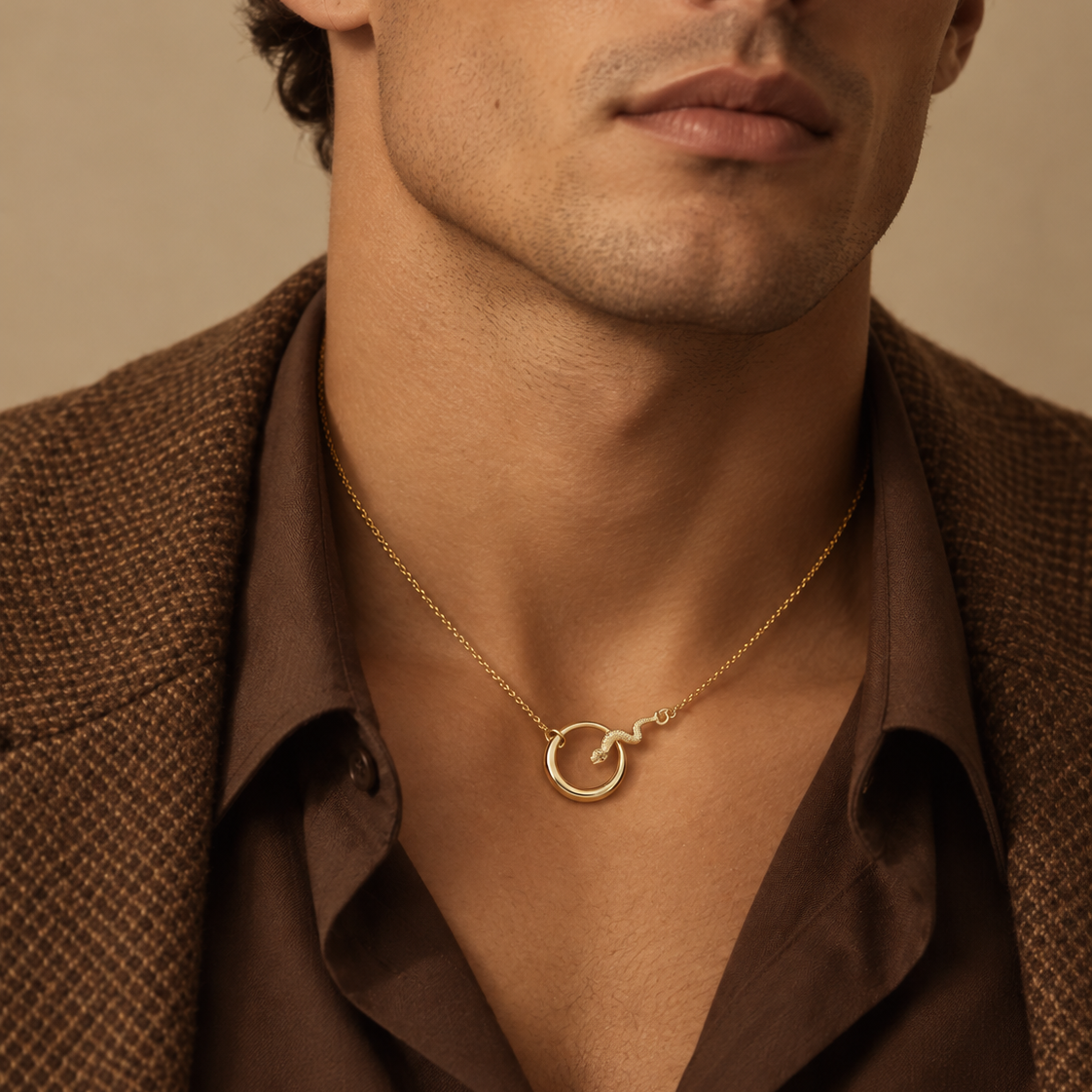 Collar Piel de Serpiente
