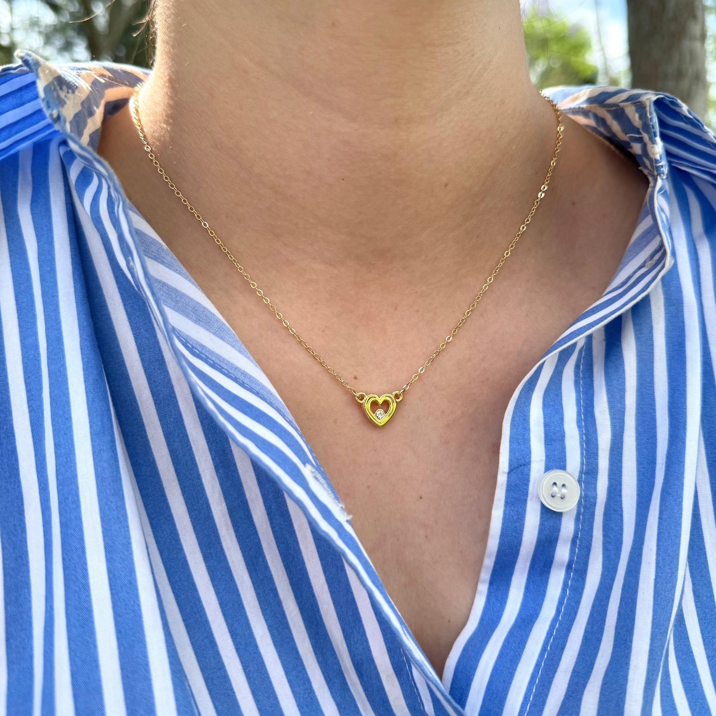 Collar Corazón Radiante