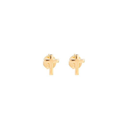 Little Cross Studs