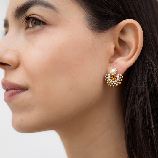 Arete Perla Blanquita