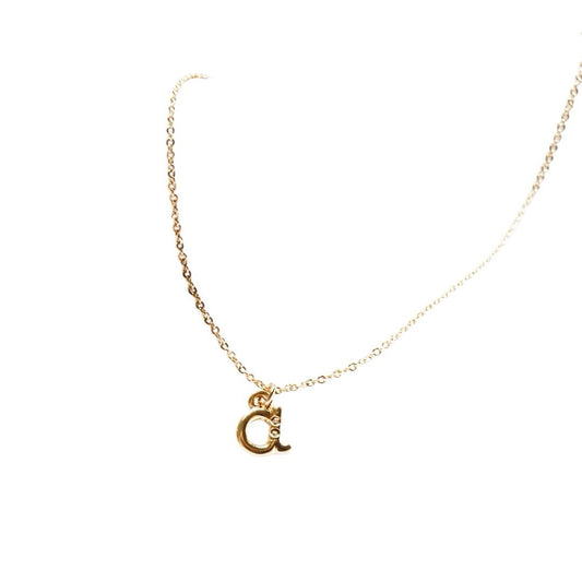 Collar Inicial con Cristal