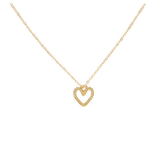 Collar Corazón Trenza