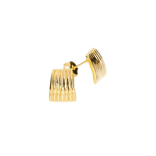 Golden Stripes Earrings