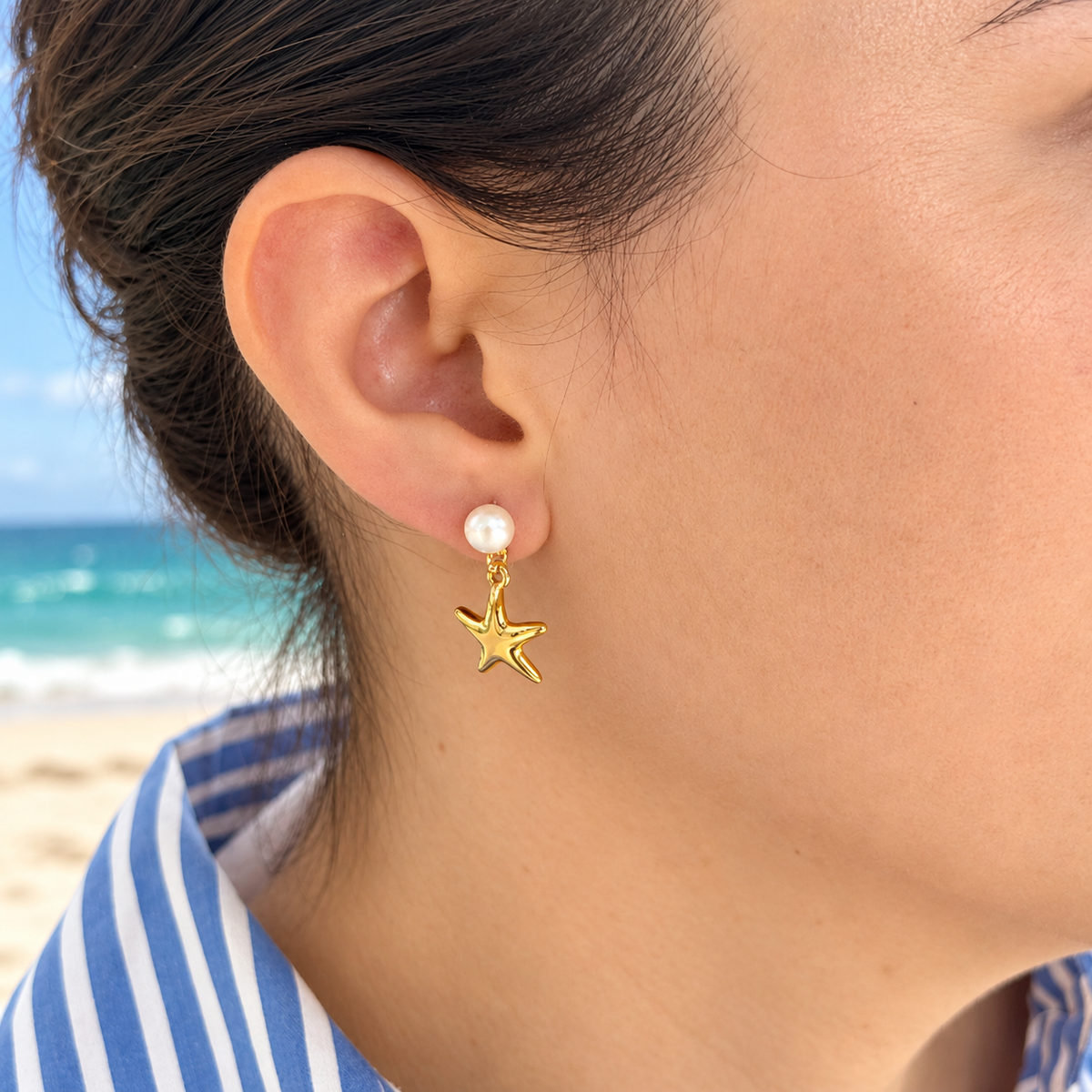 Arete Perla y Estrella de mar