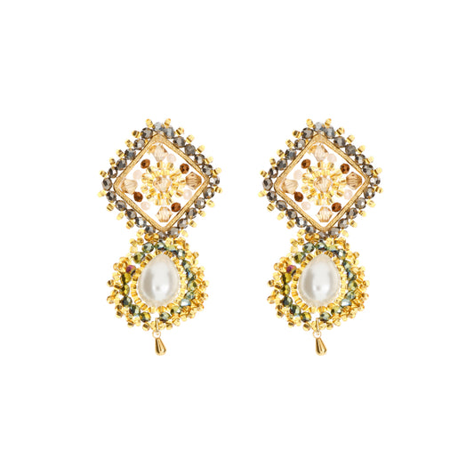 Arete Perla Brillante