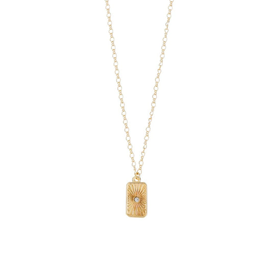 Collar Medalla Destello