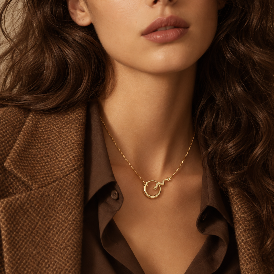 Collar Piel de Serpiente